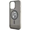 Karl Lagerfeld Klhmp15Xhgkcnok Iphone 15 Pro Max 6.7 Czarny/Black Hardcase Karl&Choupette Glitter Magsafe
