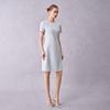Lady's Elite Round Neck Side Slit Dress