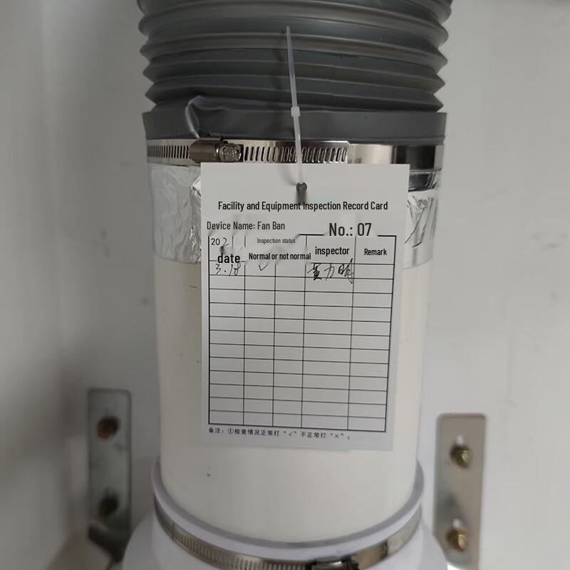 Equipment and Facility Inspection Card
