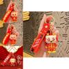 Keychain Dragon Adorable Lunar New Year Charm Silicone Cartoon Gift Accessory