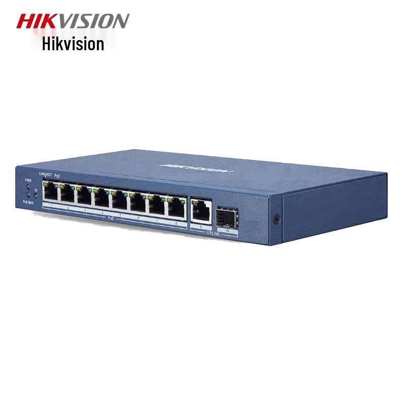 

Hikvision Desktop Gigabit Low Power PoE Switch CN plug (adapter included)
