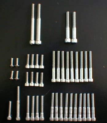 Kawasaki Stainless Steel Bolt Set for Barrios and Barrios 2