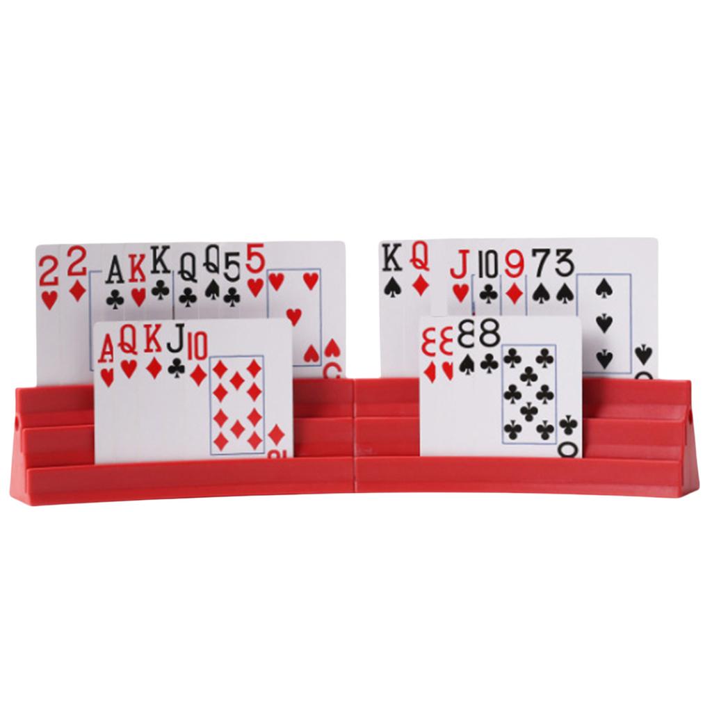 Spielkartenhalter Kartendeckständer Faltbarer Spielkartenhalter Ständer Brettspiel Pokerplätze Kartendeck für Kinder Ältere Einfache Bedienung