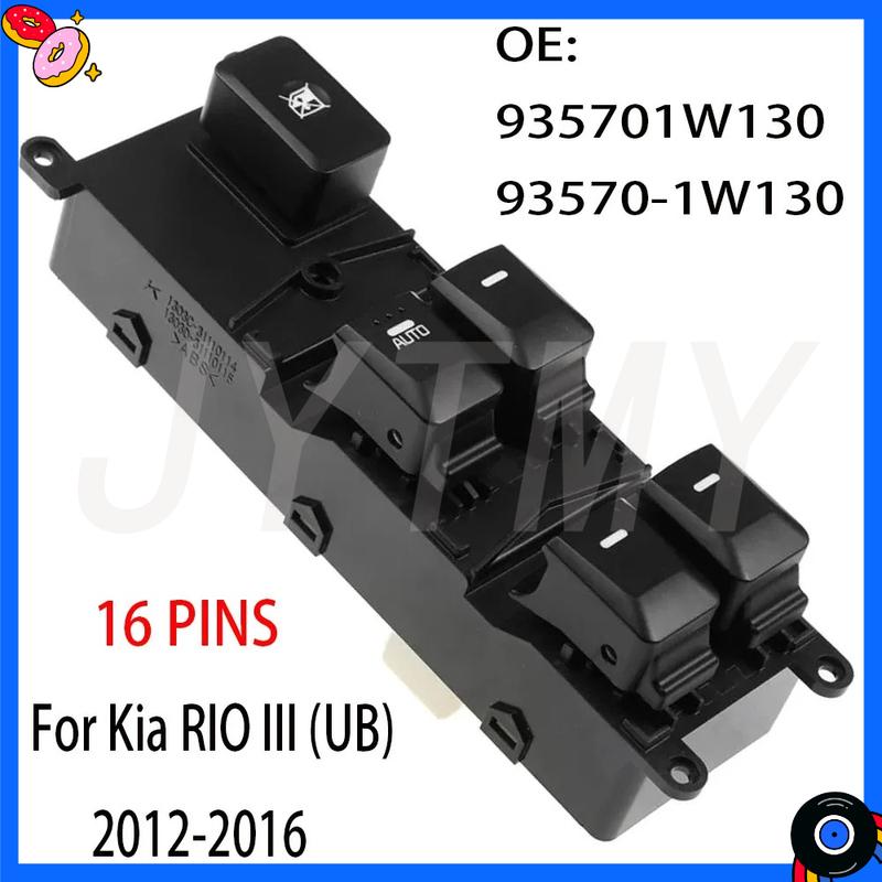 

Car Accessories for KIA RIO III 2012 2013 2014 2015 2016 Front Left Electric Power Window Switch Control Button Parts 16 P