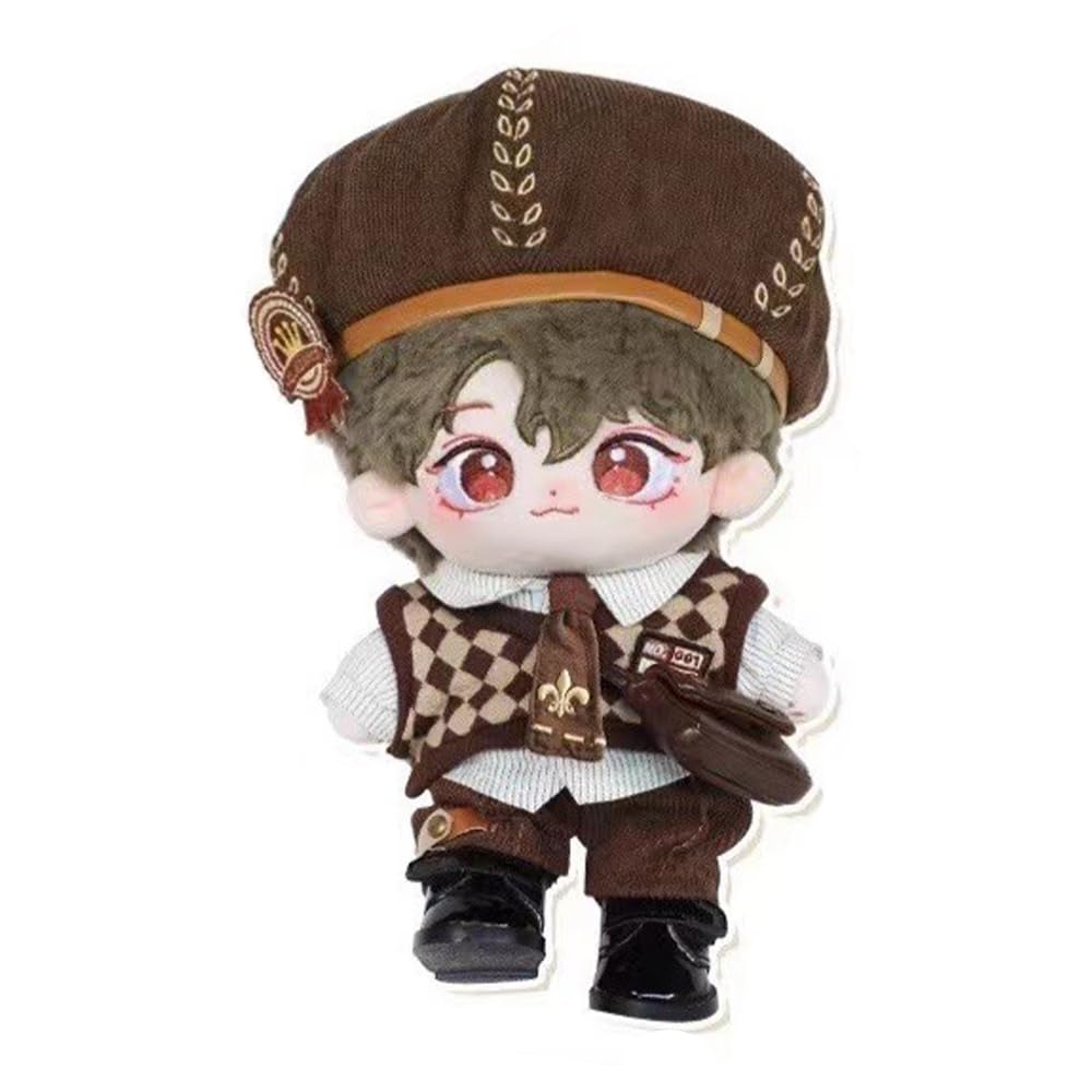 Niannyyhouse 20cm Stuffed Animal, Hat, Shirt, Vest, Pants, Tie, Backpack, Glasses, Postman Suit, Dress Up, Cotton Doll Clothes