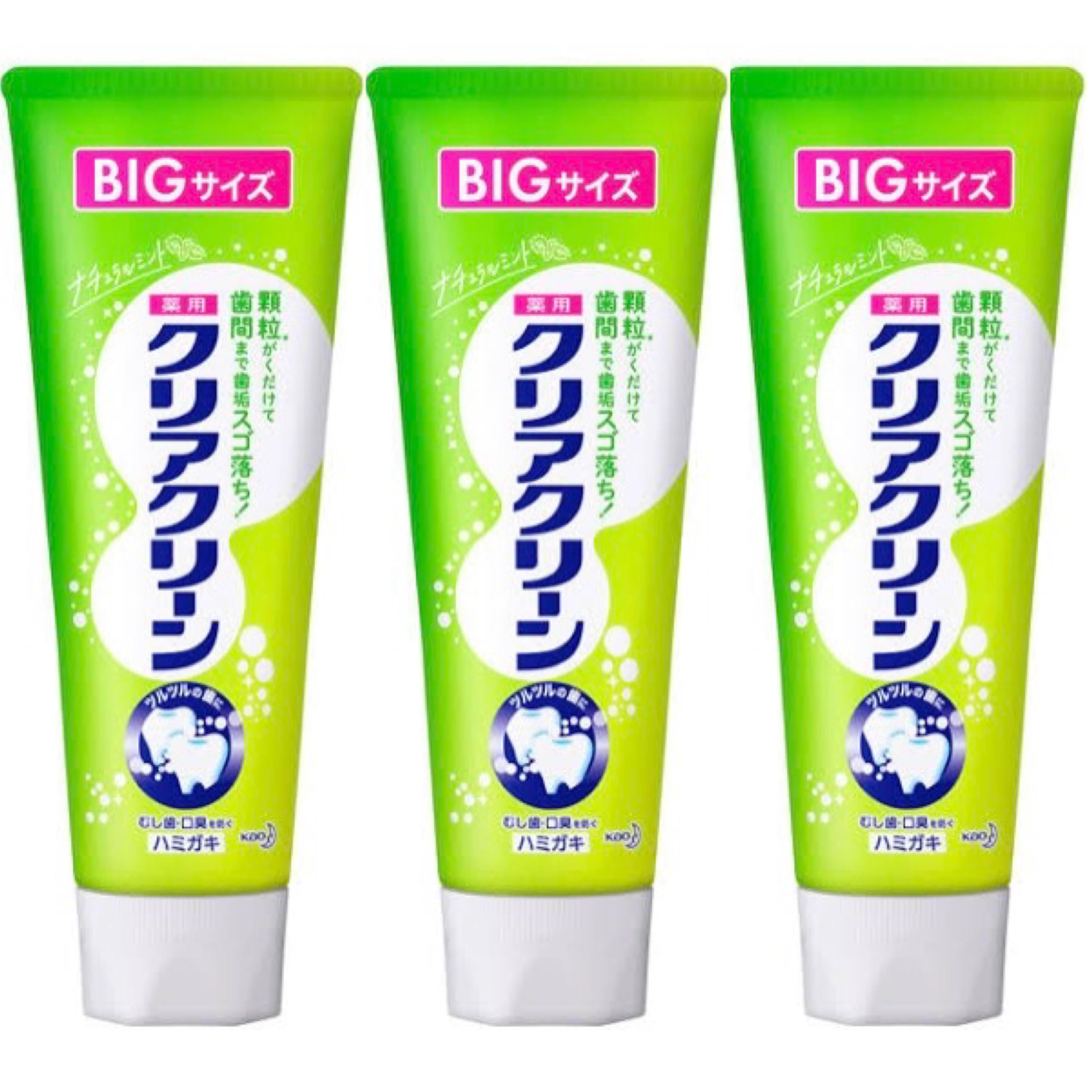 

[Large capacity, 3-pack] Clear Clean Toothpaste Natural Mint Large capacity 170g x 3 packs