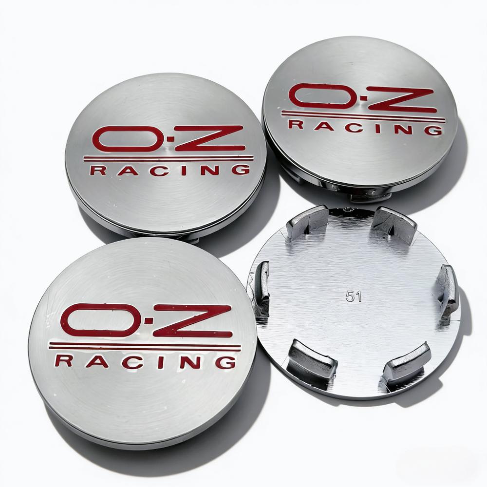 4pcs 51mm 46mm OZ O.Z Racing Logo Emblem Car Wheel Center Caps Rim Hub Center Dust Cover Wheel Hubcaps Replace Car Accessrories