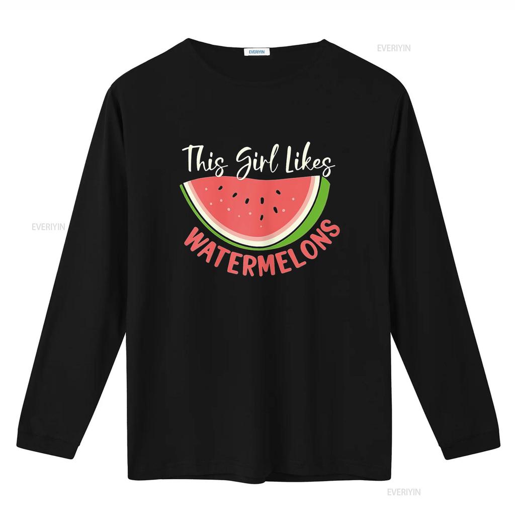 Womens Tropical Fruits Summer Waltermelon Melon T Shirt Black 2XL vintage Washed Soft designer clothes Breathable Versatile