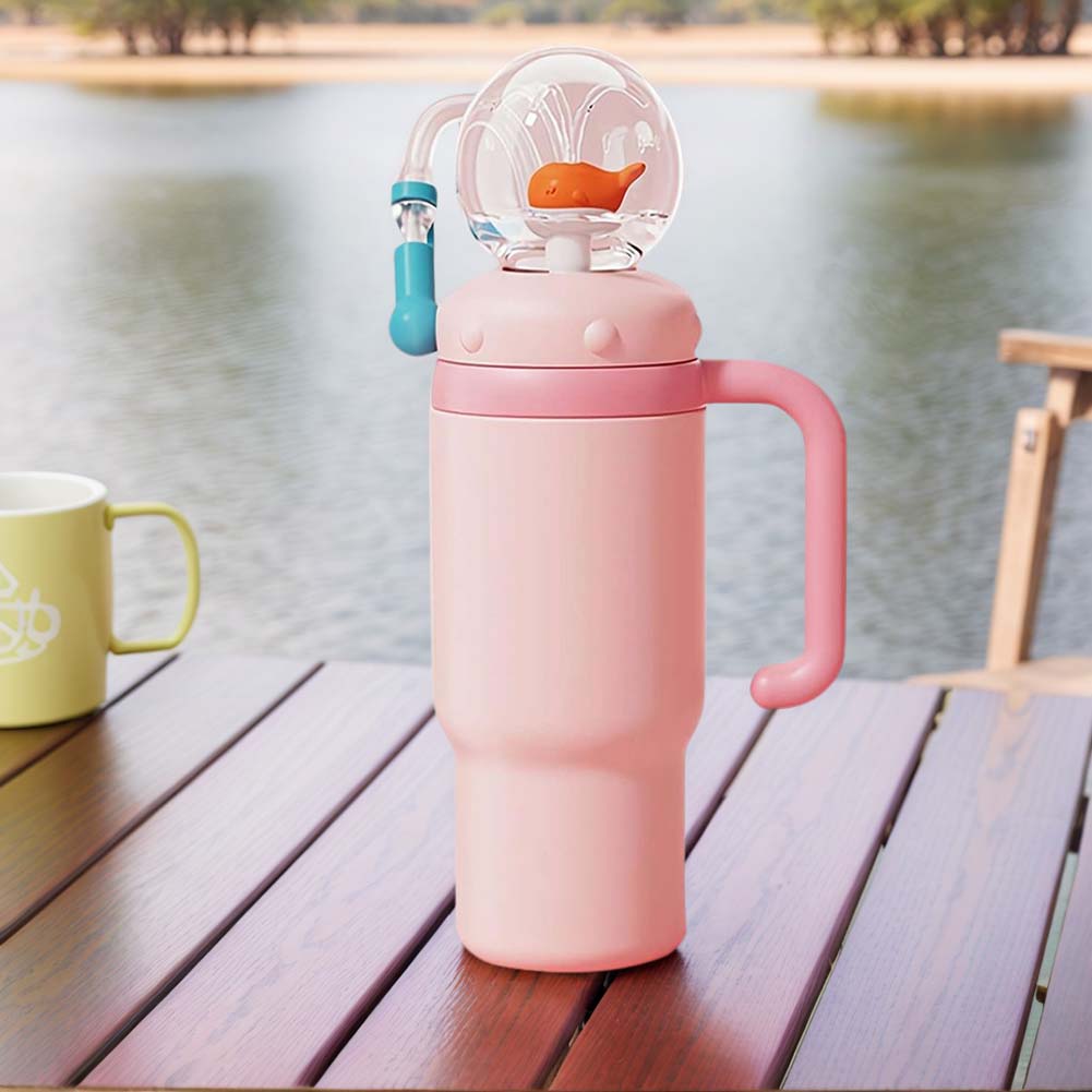 24oz Stainless Steel Whale Water Cups for Kids Teens and Adults