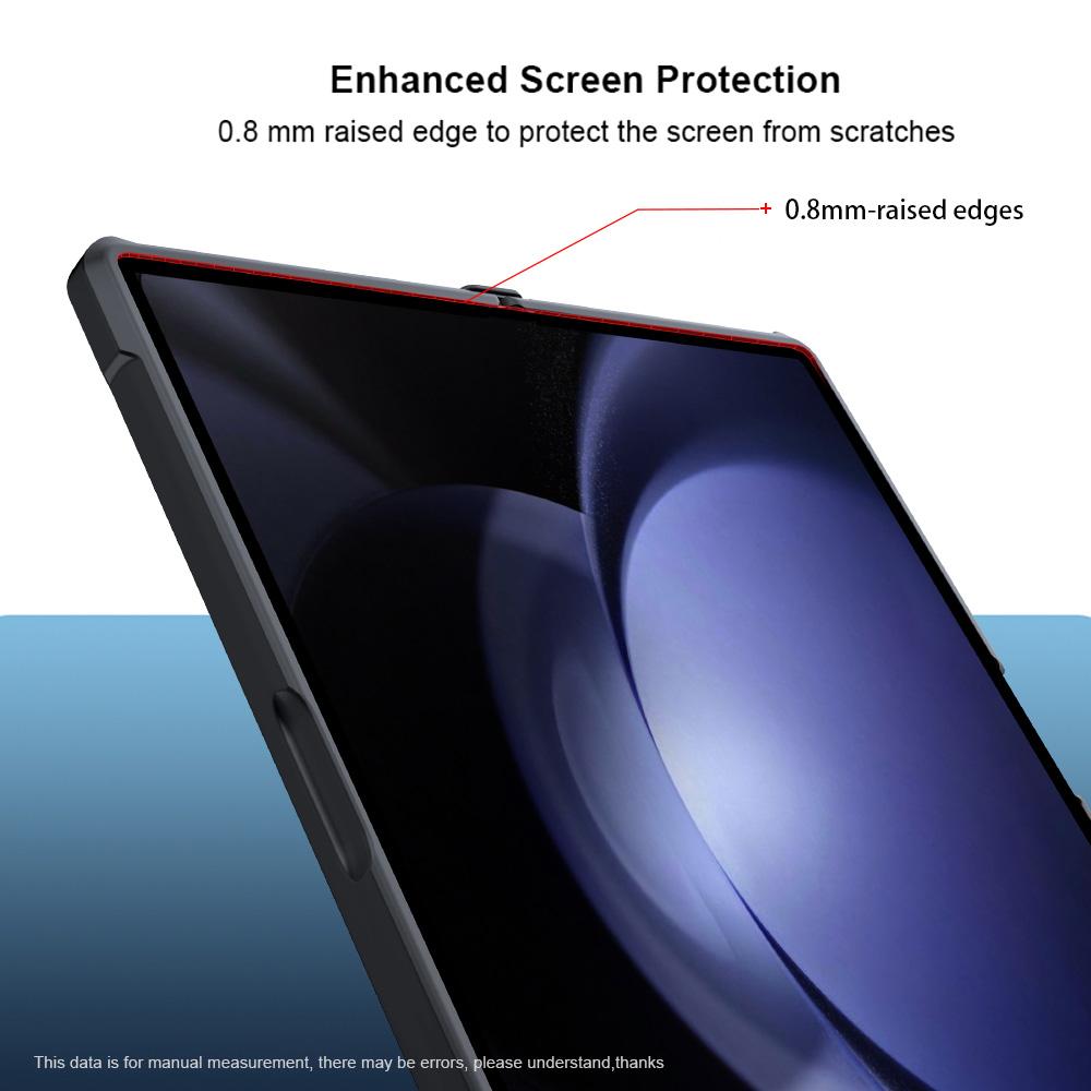 XUNDD For Samsung Galaxy Z Fold6 5G Case TPU+Acrylic Precise Cutouts Phone Cover with Screen Film/Protective Bar