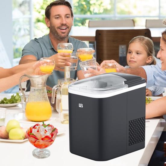 Ice Maker US Plug Fast Production Large Capacity Ice Machine for Cocktails Whiskey Juices Drinks Smoothies