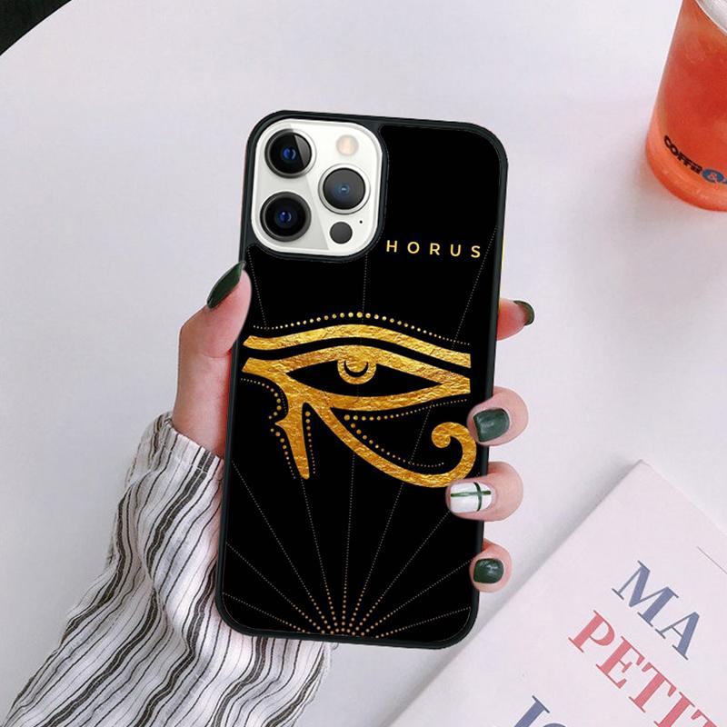 Egypt Nefertiti Ankh Phone Case For iPhone 17 Air 14 13 12 16Pro Max 15  Plus Max Cover Shell Coque