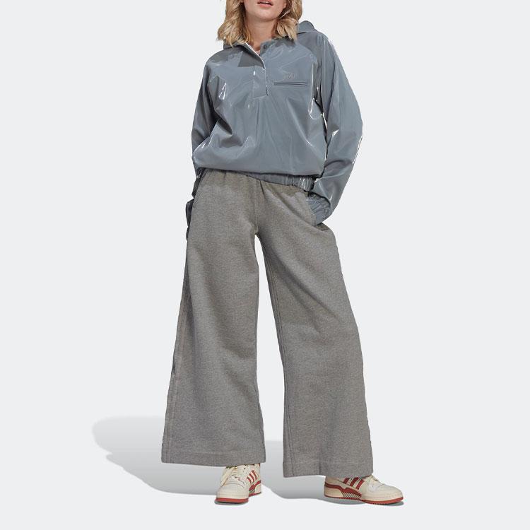 Adidas Originals X Blue Version Wide Leg Pants Women Pants Heather-Grey HK7238