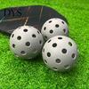 Smooth Flight Pickleball 3Pcs 40-Holes High Bounce Visibility PE Indoor Outdoor Practice Tournament Training Ball Accessories Durable