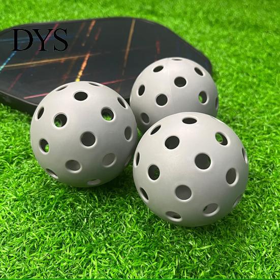 Smooth Flight Pickleball 3Pcs 40-Holes High Bounce Visibility PE Indoor Outdoor Practice Tournament Training Ball Accessories Durable