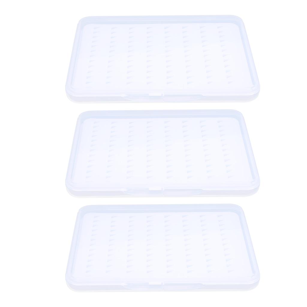 3 Buc. Cutie de Depozitare Accesorii Portabilă Transparentă pe o Singură Parte pentru Momeală de Pescuit, Impermeabilă, Medie