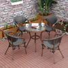 Casual Outdoor Rattan Woven Chair for Garden, Balcony, or Coffee Shop