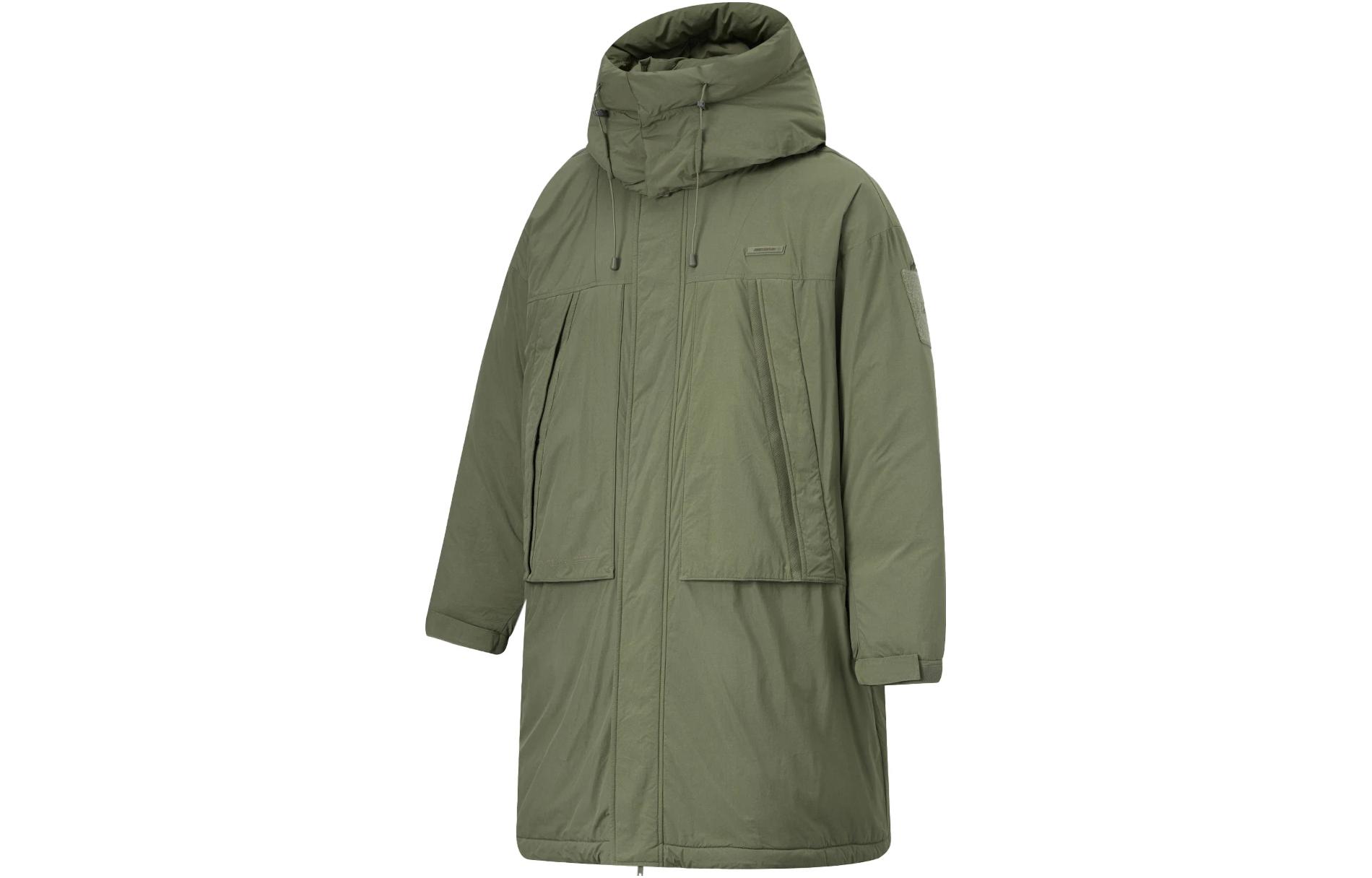 Li Ning CF Down Jacket Unisex Murky Olive Green AYMT279-2 L