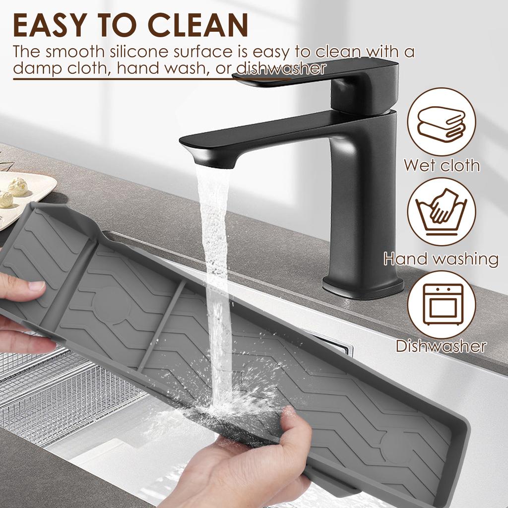 Kök Spishäll Kryddhylla 30 Tum Silikon Magnetisk Hylla Med 3 Funktionella Avdelare för Redskap Kryddorganisation