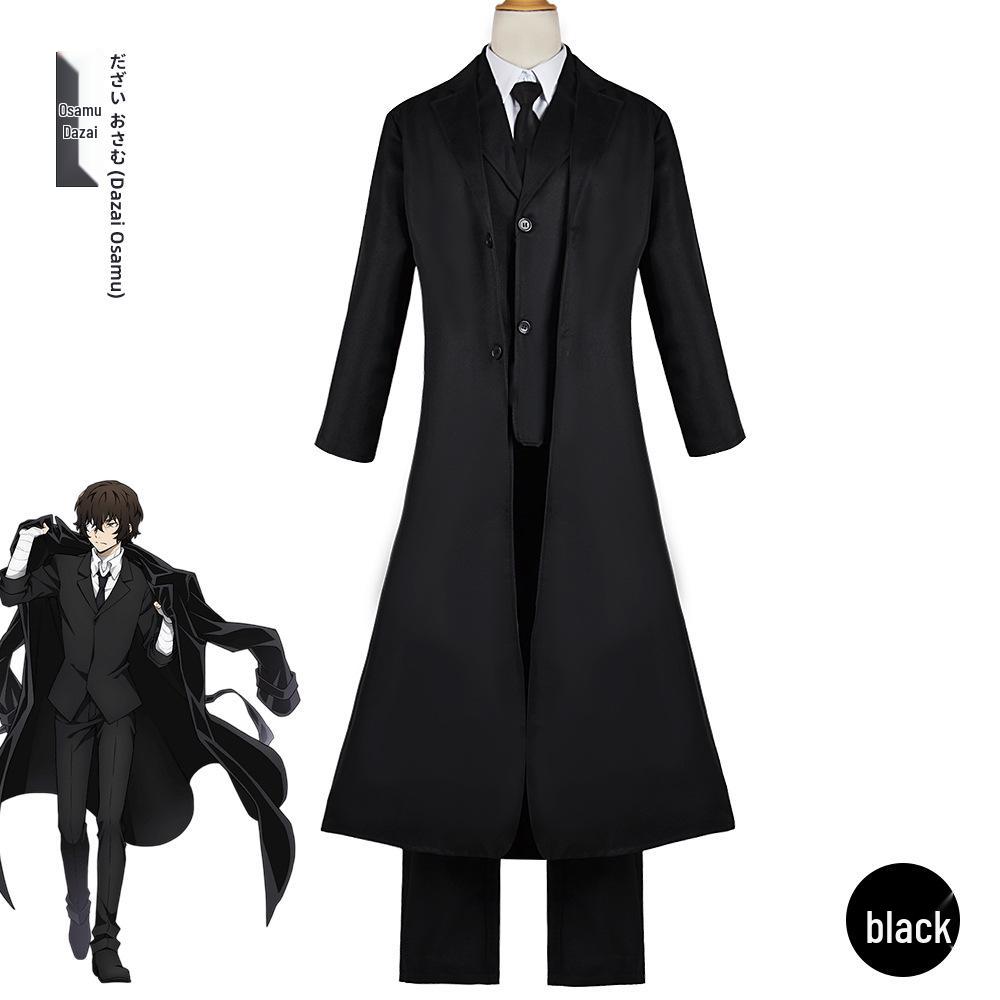 Bungo Stray Dogs Dazai Osamu & Nakahara Chuuya Anime Cosplay Kostymesett Tilgjengelig
