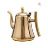 1.0L/1.5L/2.0L Thickened Stainless Steel Teapot Hotel Restaurant Household Induction Cooking Flower Tea Pot
