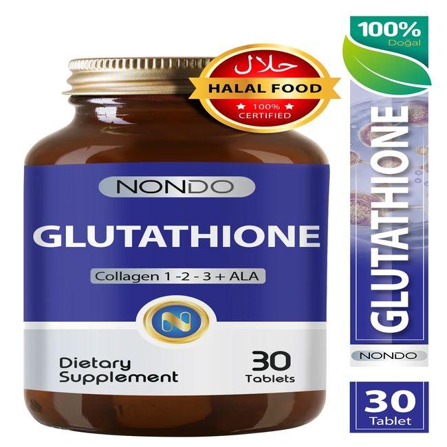 

Glutathione 30 Tablets Glutathione Collagen 1-2-3 Alpha Lipoic Acid Bromelain Hyaluronic Acid