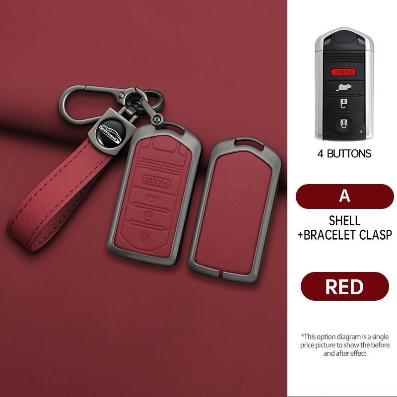 Styling Mouldings Zinc Alloy Car Remote Key Case Cover Fob Holder Shell For Acura ILX MDX ZDX RDX TLX RL TL 2009 2010 2011 2012