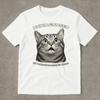 Undiagnosed Cat with Motion Meme T-Shirt Cursed Cat Funny Meme Shirt Ironic Shirt Cat Lover Gift Oddly Specific Unhinged Shirt