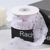 10 Yards 2.5cm Width Floral Fabric Ribbon 10 Yards Length Plaid & Polka Dot Pattern Bud Edge Wave Lace Ribbon