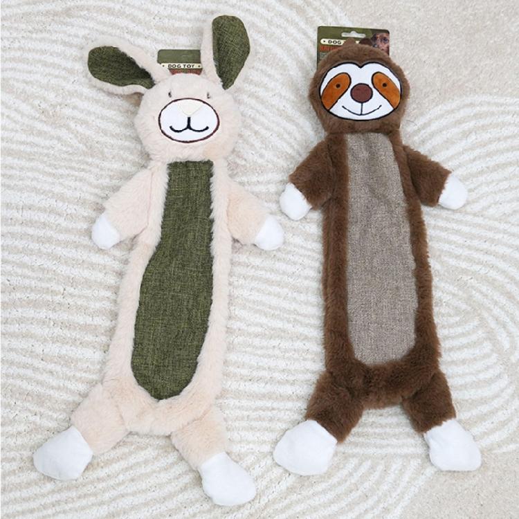 Dog Molar Toy Squeaky Interactive Prevent Obesity Grinding Resistant Bear