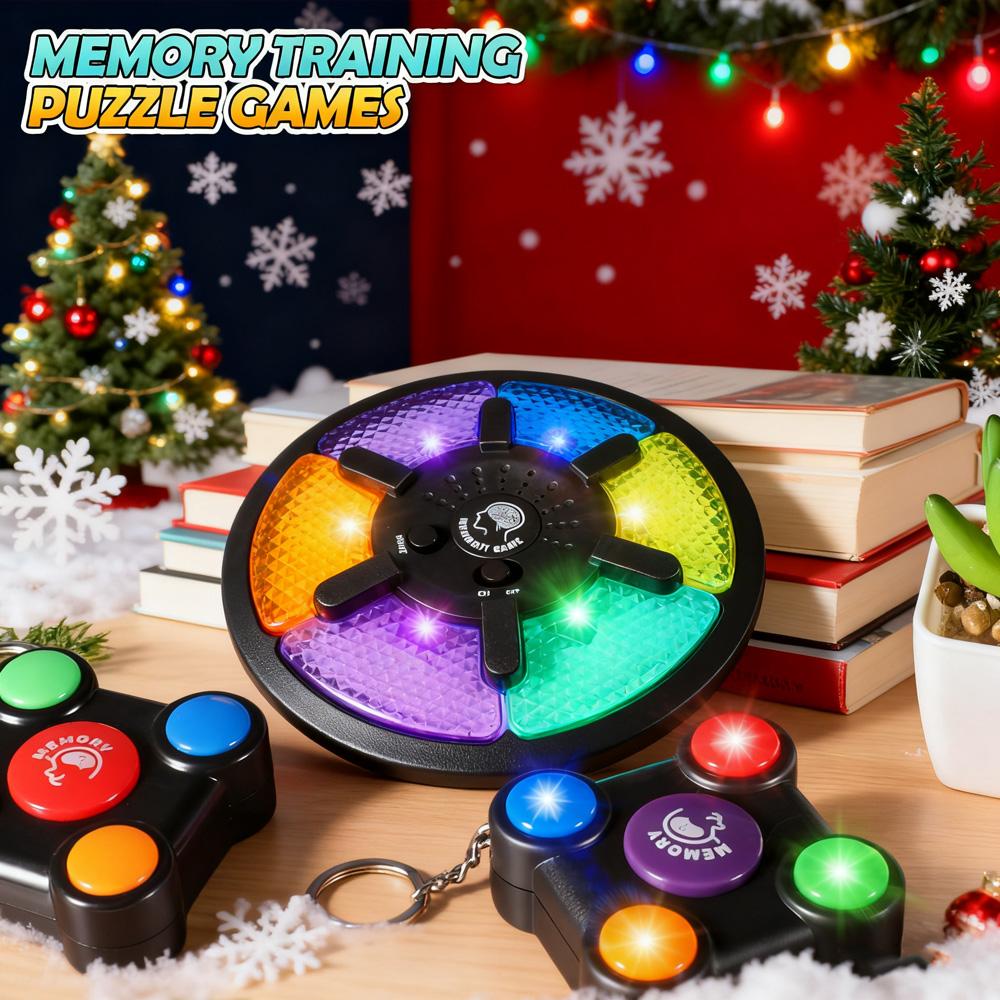 Kids Memory Game Machine Christmas Gift - Brain Training Toy with Large & Small Size Options for Xmas Party Favors