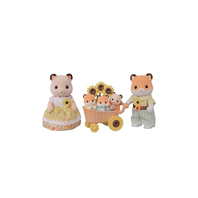 Sylvanian Families Dolls [Hamster Family] FS-61 ST Mark Certified Ages 3+ Toy Dollhouse Sylvanian Families Epoch Co., Ltd.