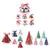 Triangle Shape Christmas Triangle Boxes Candy Box Decorative Box Xmas Candy Gift Box Gift Packaging Ornament Design