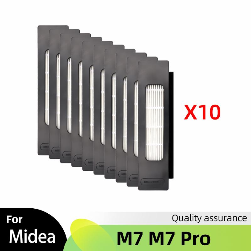 Für Midea M7 M7 Pro Zubehör Ersatzteile Roboter Staubsauger Ersatzbürste HEPA-Filter Wischtücher Verbrauchsmaterialien