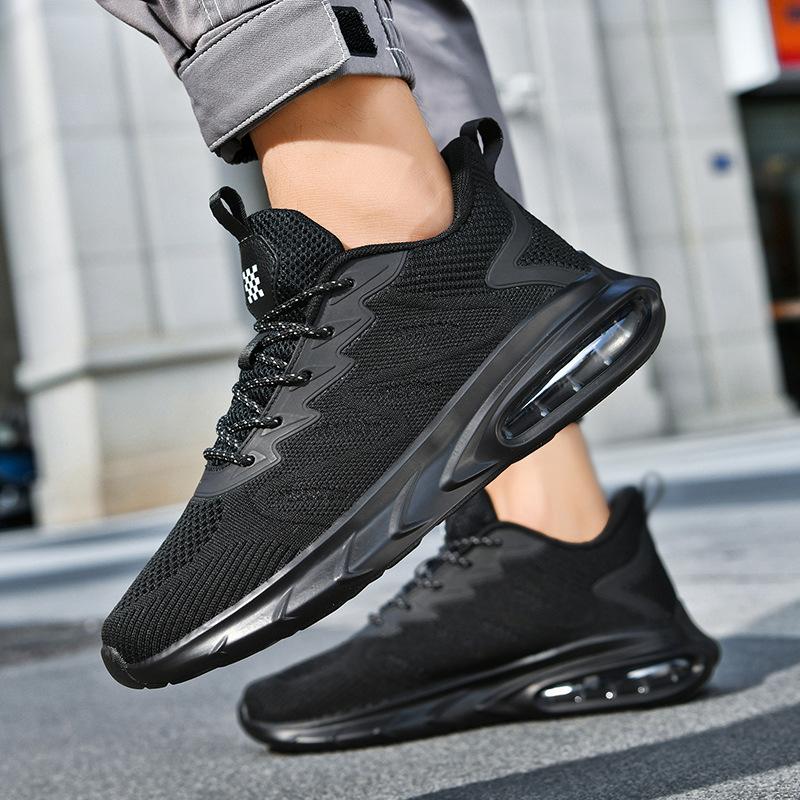 Men's running shoes air cushion men's spring and autumn new breathable soft-soled men's casual sports shoes