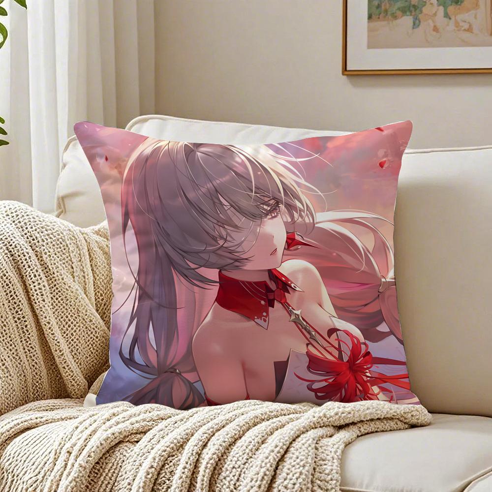 PPhrolova Cushion Cover Linen Pillowcase Soft  for Sofa Bed Home Room Decor
