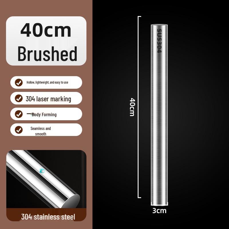 316 Stainless Steel Food Grade Rolling Pin - Household Baking Tool