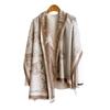 Retro Double-Sided Printing Imitation Cashmere Women'S Scarf Winter Fashion High Temperament Thickened Warm Versatile Shawl