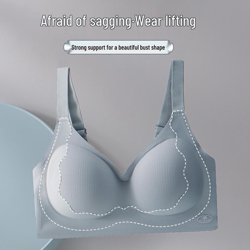 Seamless Lift-Up Bra: Soft Support & Anti-Sagging for Women