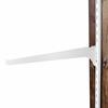 Waki Sangyo Pirashell Shelf Bracket, Pirashell Series, Wall-Mounted Shelf Bracket, White, 300mm, WPS037
