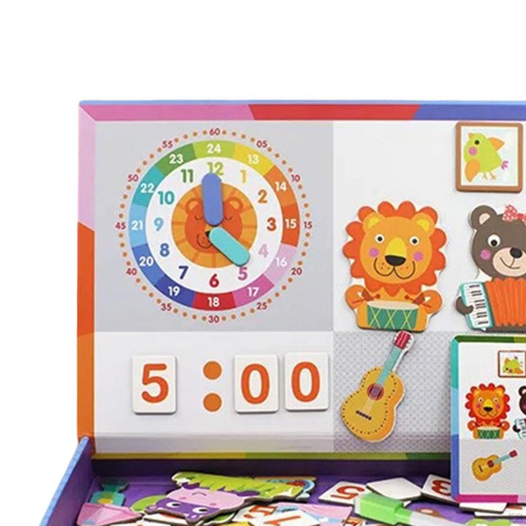 Jigsaw Puzzle Box for Kids Educational Game Travel Birthday Children Day Animal Pattern