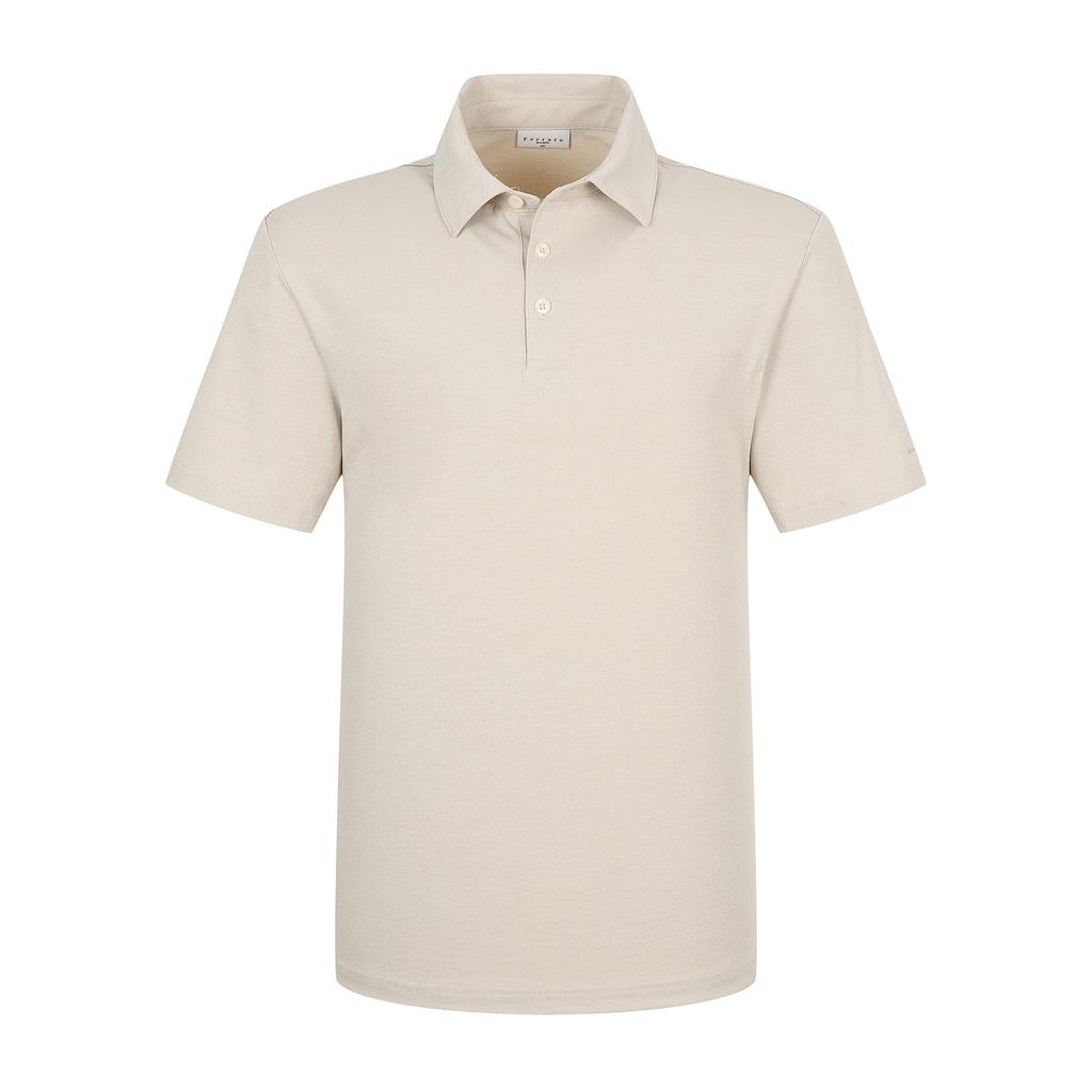FERRAROMILANO Y-Collar T-Shirt L/Beige (Amsftty20551)