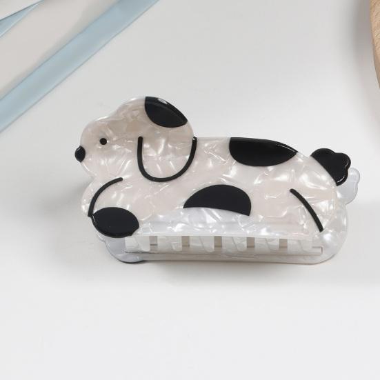 Yousheng Hair Claw Cartoon Cat Puppy Shape Back Head Shower Clip Strong Grip Medium Size Shark Hair Claw Versatile Hair