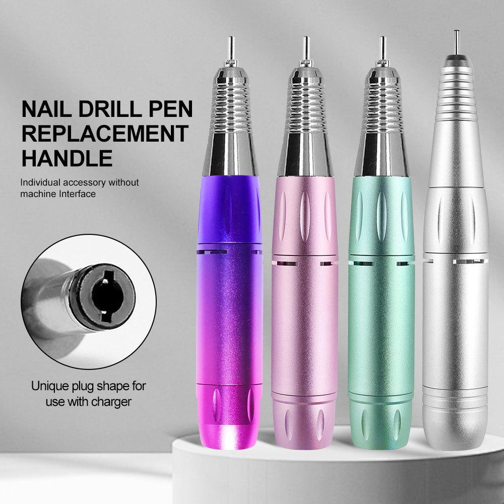 Nail Drill Handpiece Replacement Pen For Electric File Machine Portable Manicure Tool Without Motor Professional Nail Care Accessory