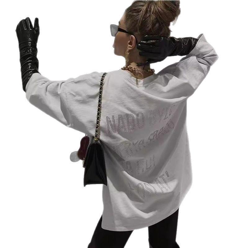 Europäischer & Amerikanischer Stil Kurzarm Reines Baumwoll-T-Shirt - Rundhals, Vielseitige & Schicke Sommerbekleidung