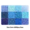 8/10/12/15 Grid Box: Seed Beads, Sequins, Imitation Pearls for DIY Necklaces & Phone Chains