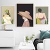 Nordic Watercolors Woman Canvas Paintings Simple Figure Wall Art Decor Poster and Prints Pictures for Interior Living Room Decor