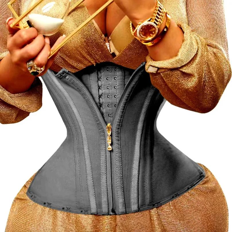 Durable And Safe Afrulia Fajas Colombianas Girdles Waist Trainer Corset For Tummy Control Belt Body Shaper Cincher Pink Shapewear Slimming Sheath