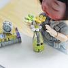 Glass Flower Vase Lovely Room Decoration Mini Flower Bottle Car Mirror Ornament