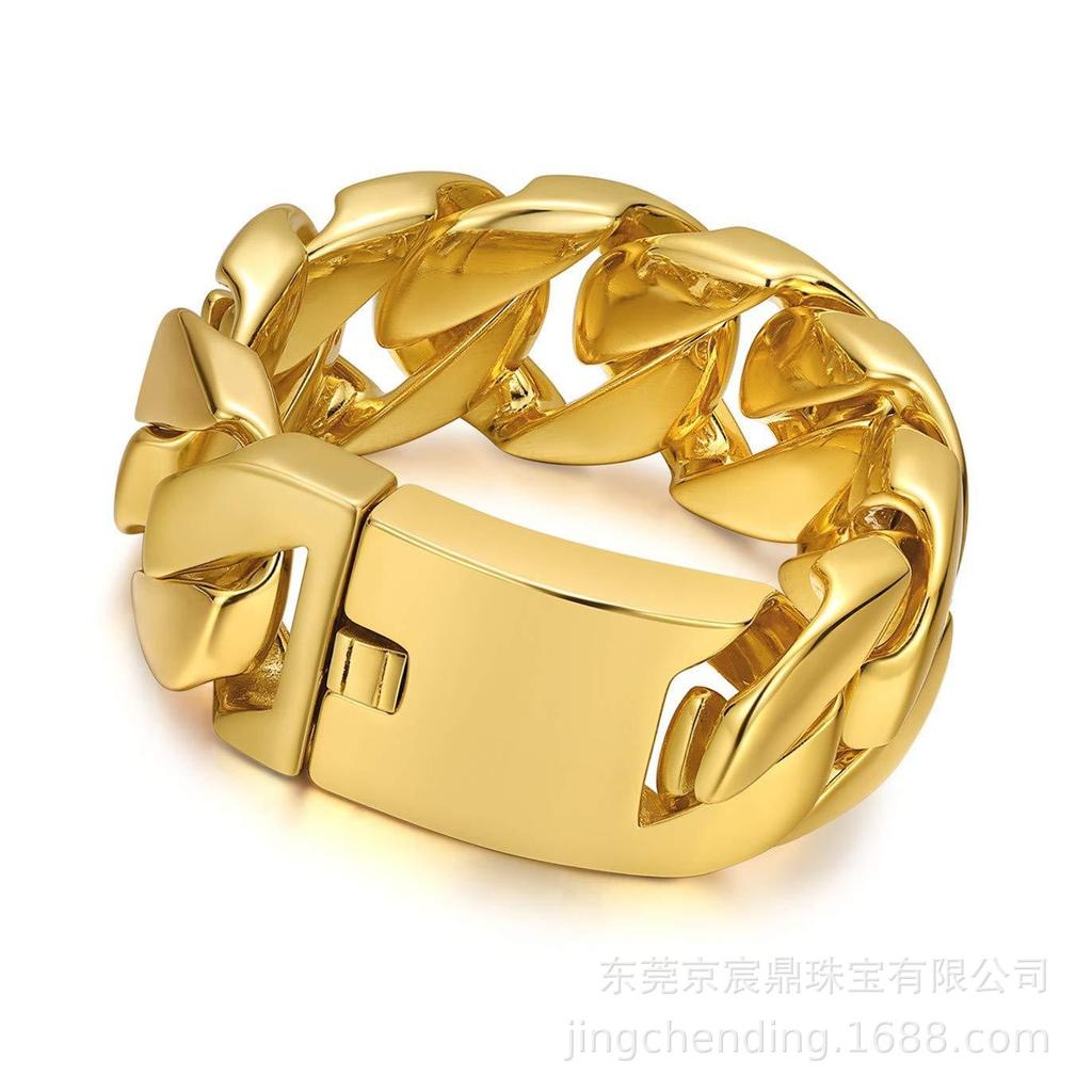 Spot bransoletka męska ze stali nierdzewnej odlew tytanowa stal 316L bransoletka ze stali nierdzewnej bransoletka Amazon eksplozja